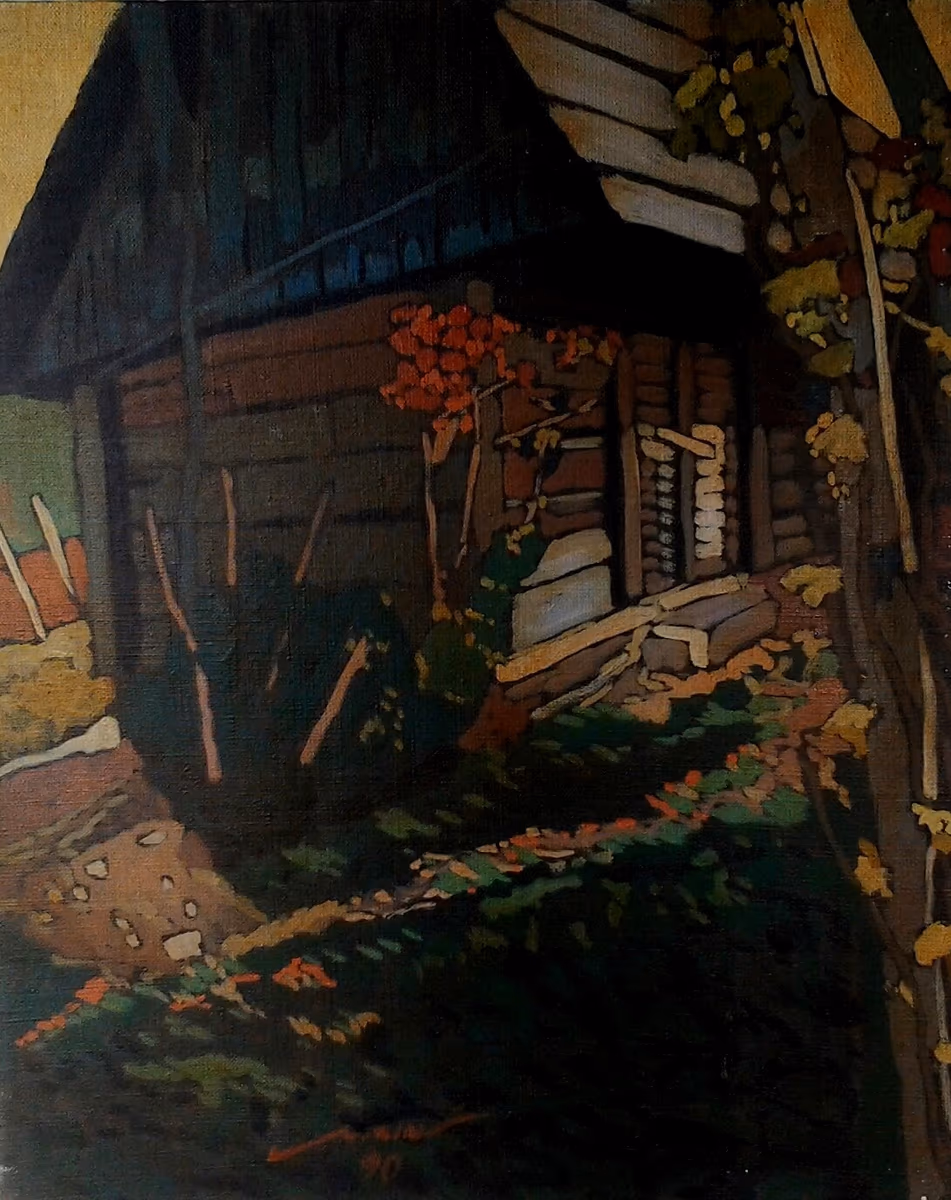 Rožnik - June, 1990, 40x50cm