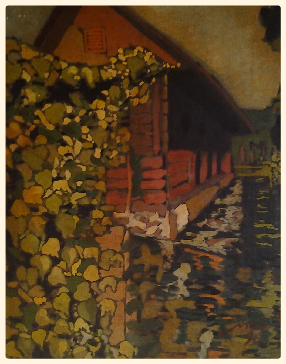Little sickle, 1990, 40x50cm