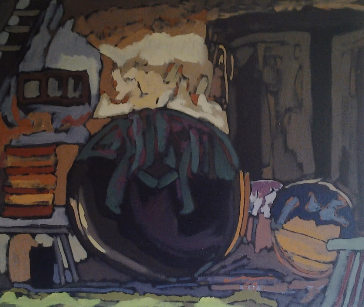 Masonry, 1985, 60x50cm
