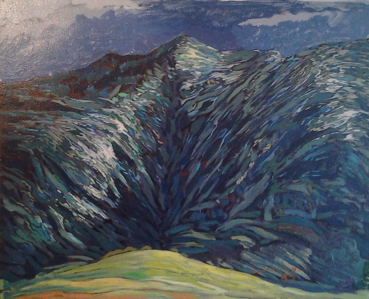 Gorjanci hills, 1984, 60x50cm