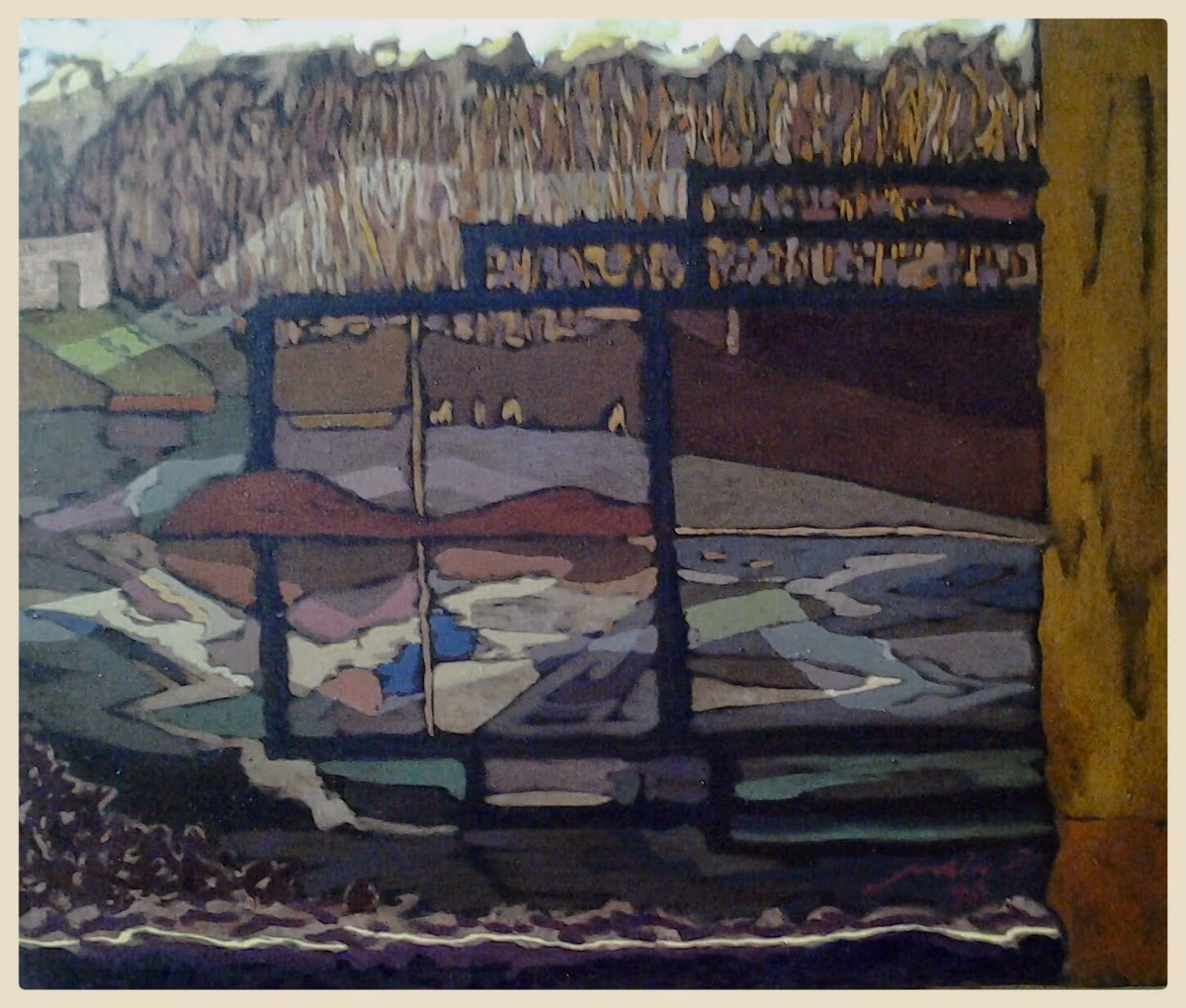 Bridge, 1990, 60x50cm