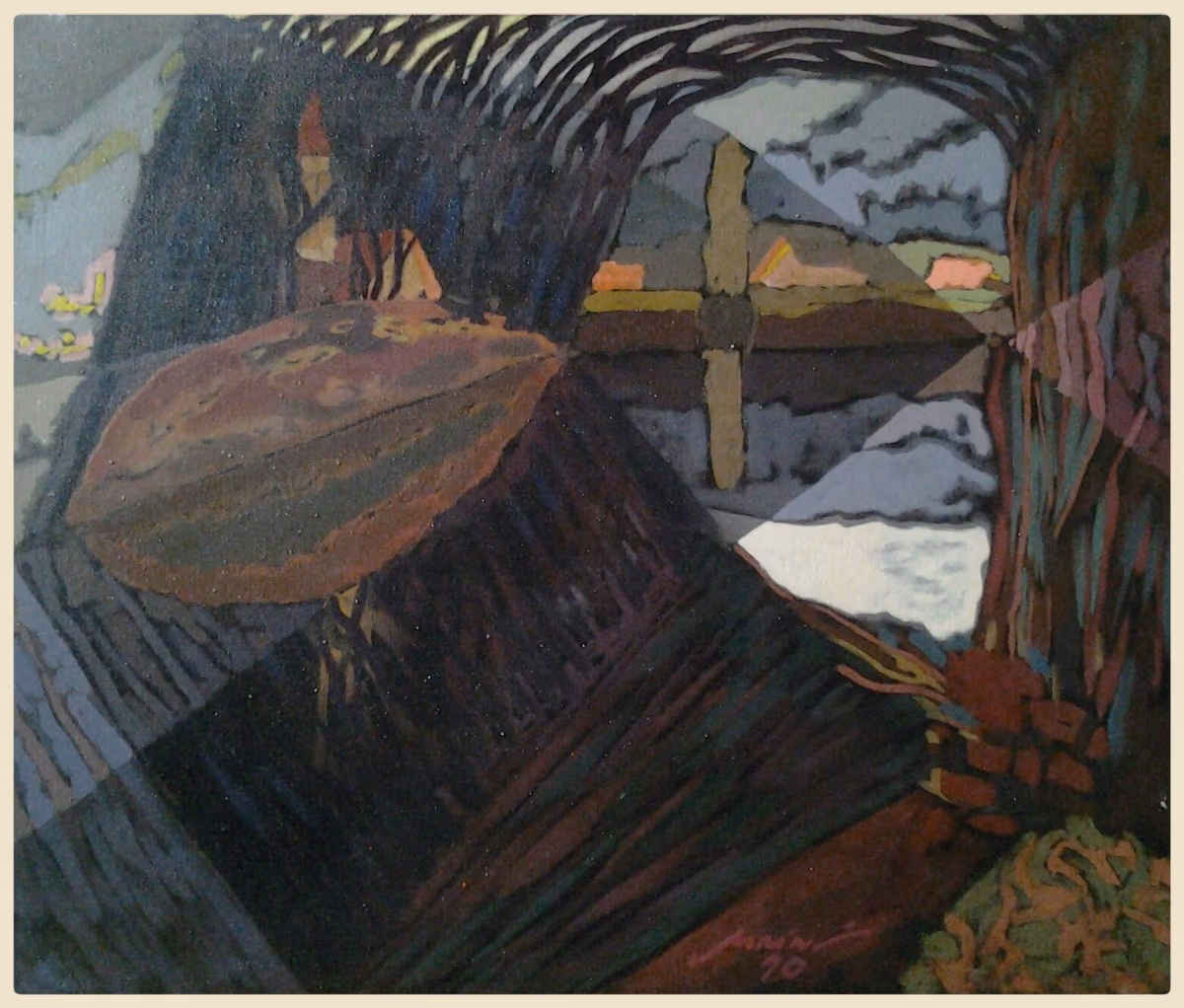 Willows, 1990, 60x50cm