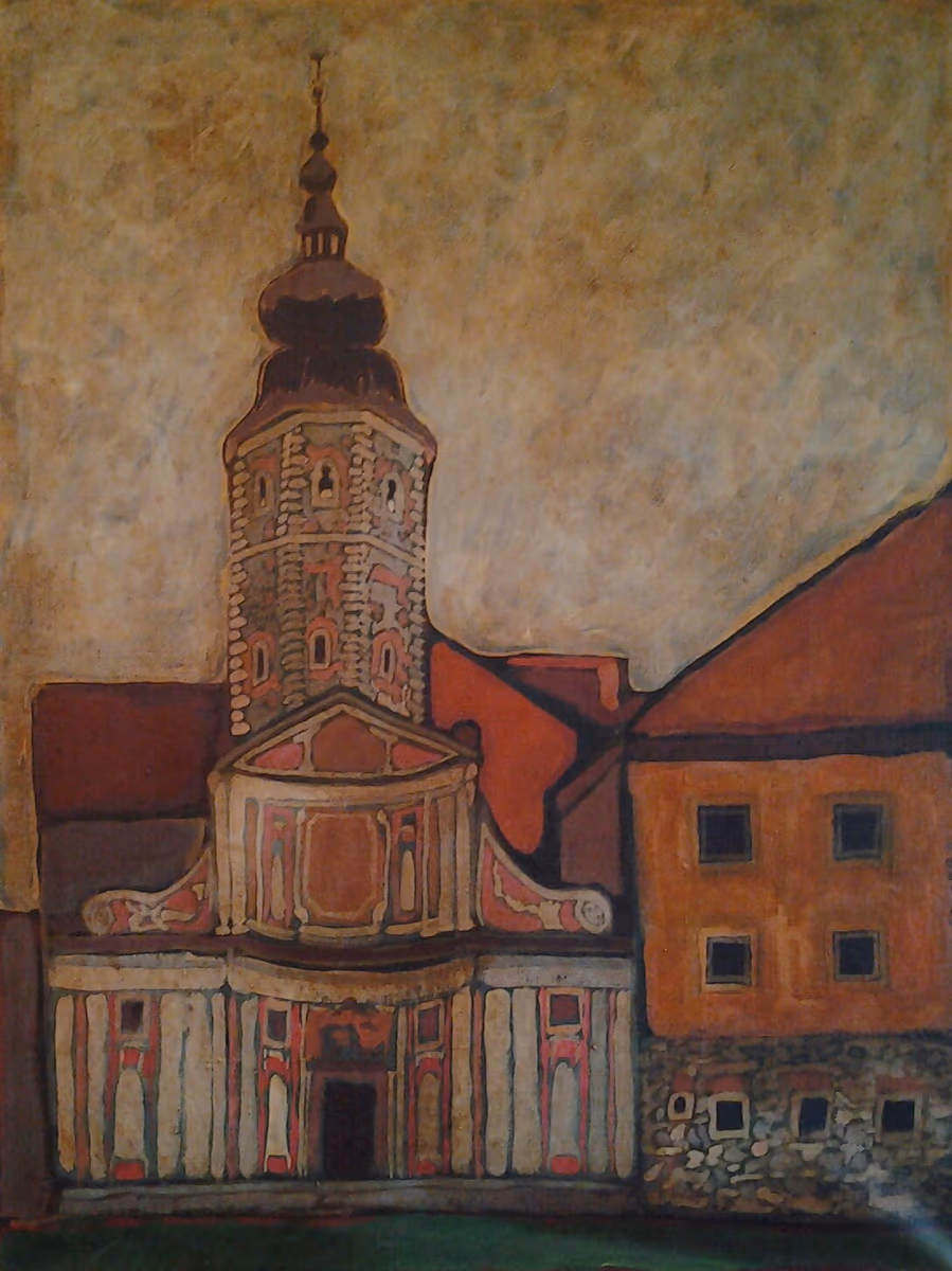 Castle, 1985, 45x60cm
