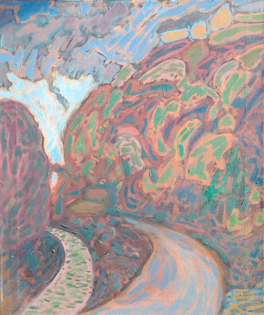 Brestanica 1, 1986, 55x65cm