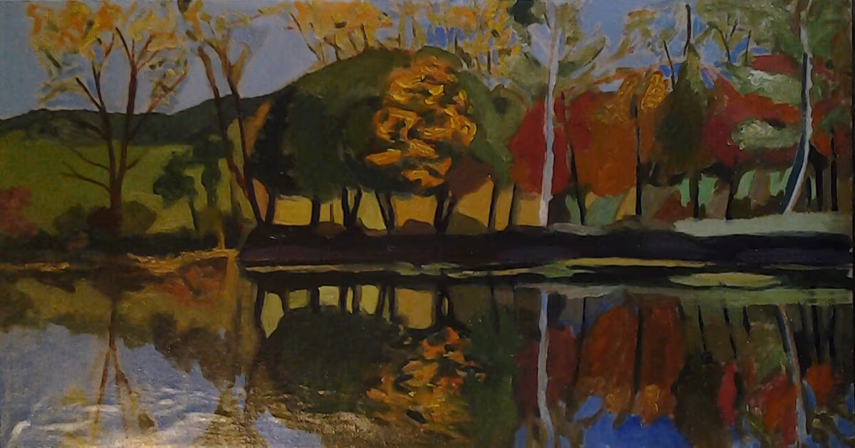 The island, 1983, 55x30cm