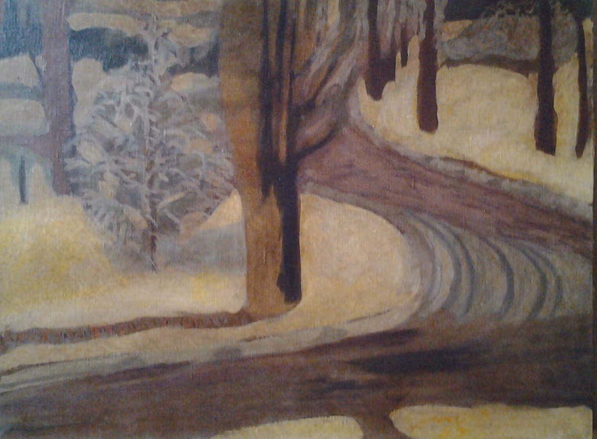 Silver winter, 1981, 75x55cm