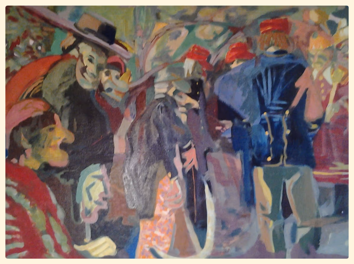 Perforcenhaus, exclamation, 1985, 75x55cm