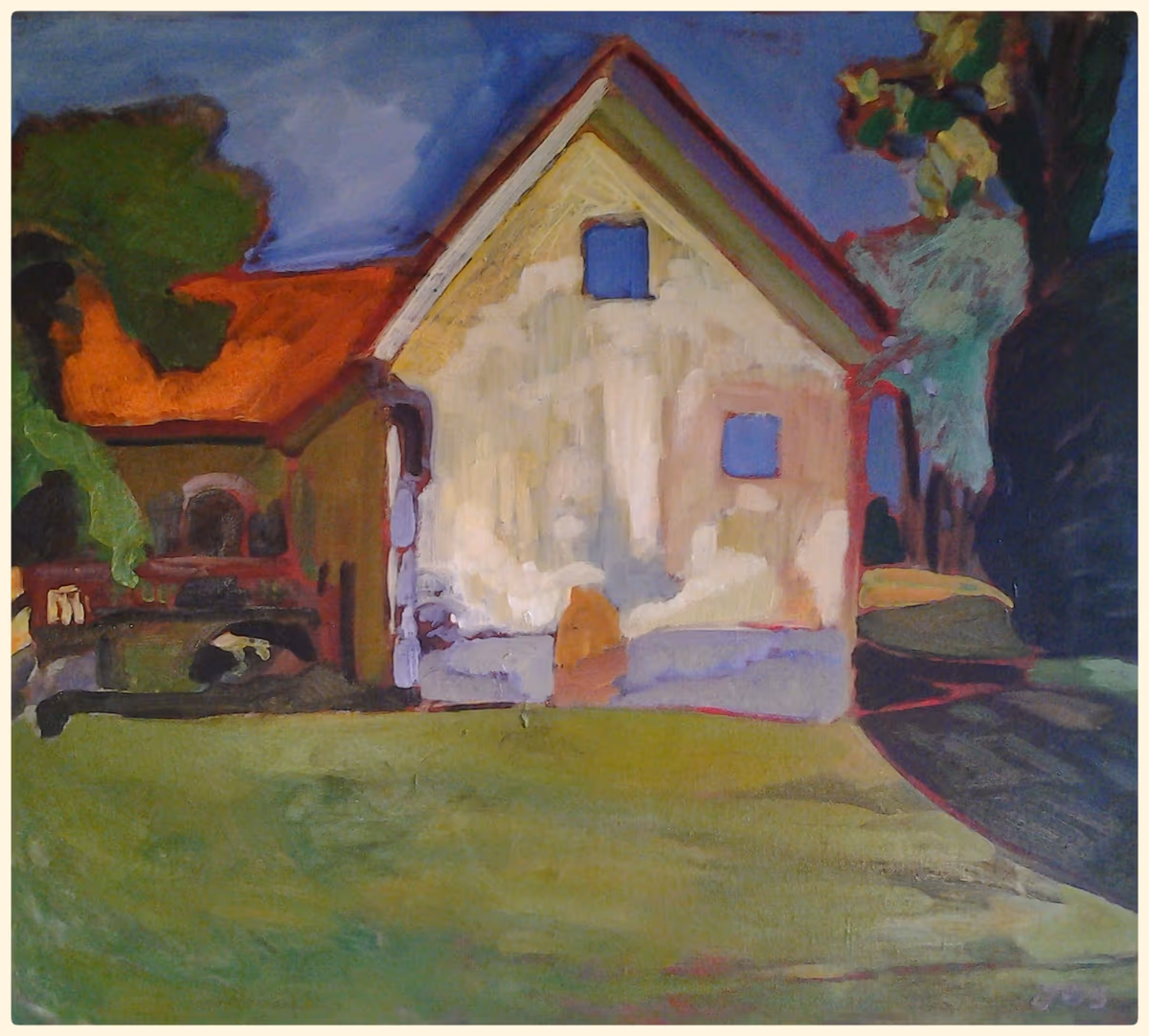 The old mill, 1983, 70x60cm