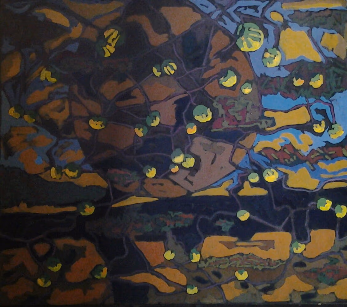 A journey, 1990, 70x60cm