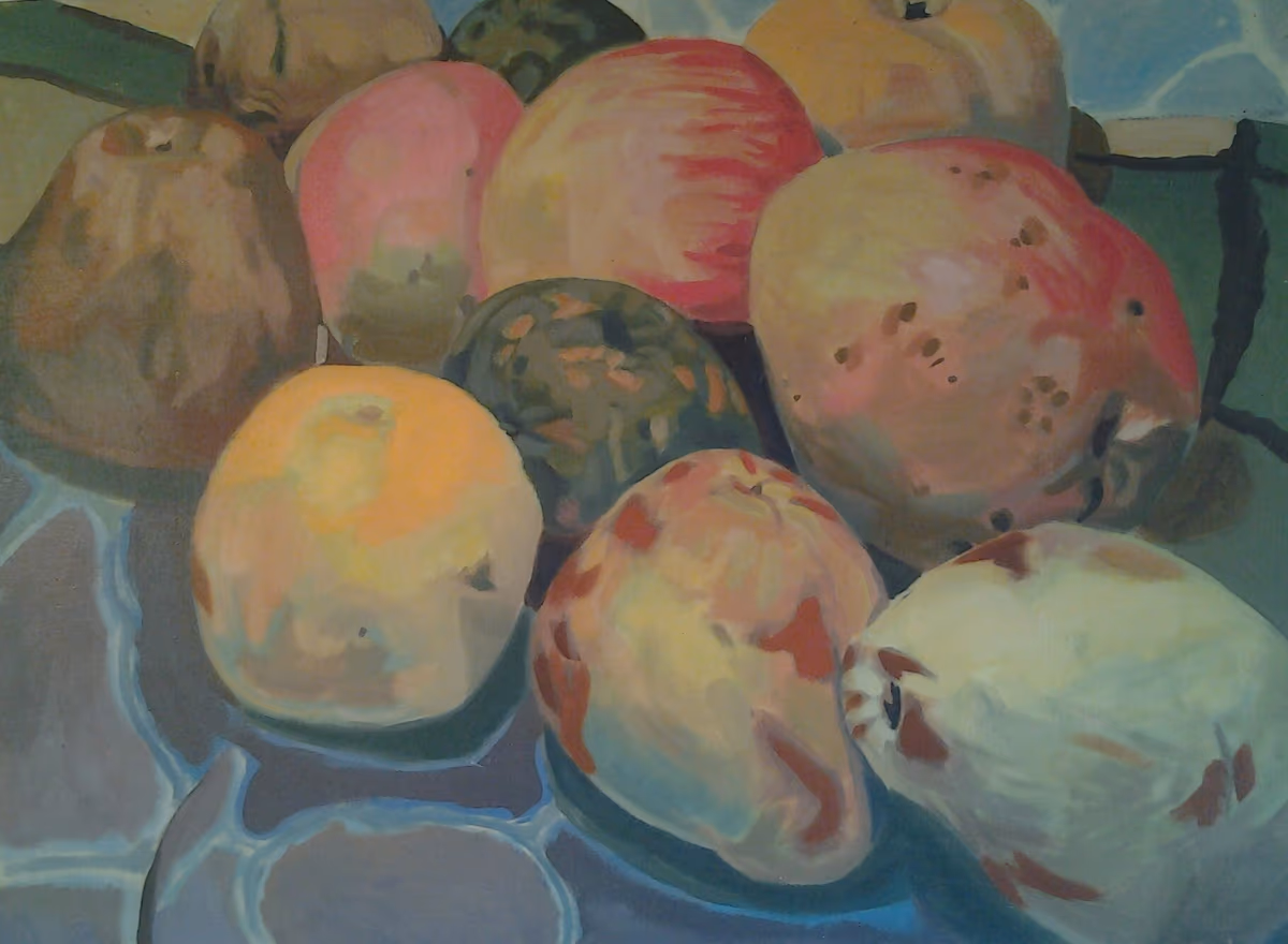 Fruits, 1985, 75x55cm