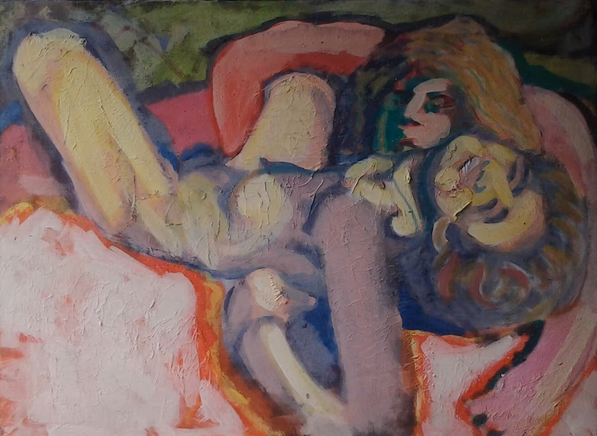 A lover, 1985, 75x55cm