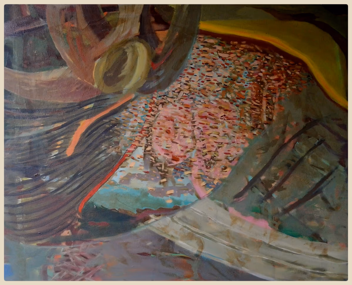Collection point, 1984, 90x74cm