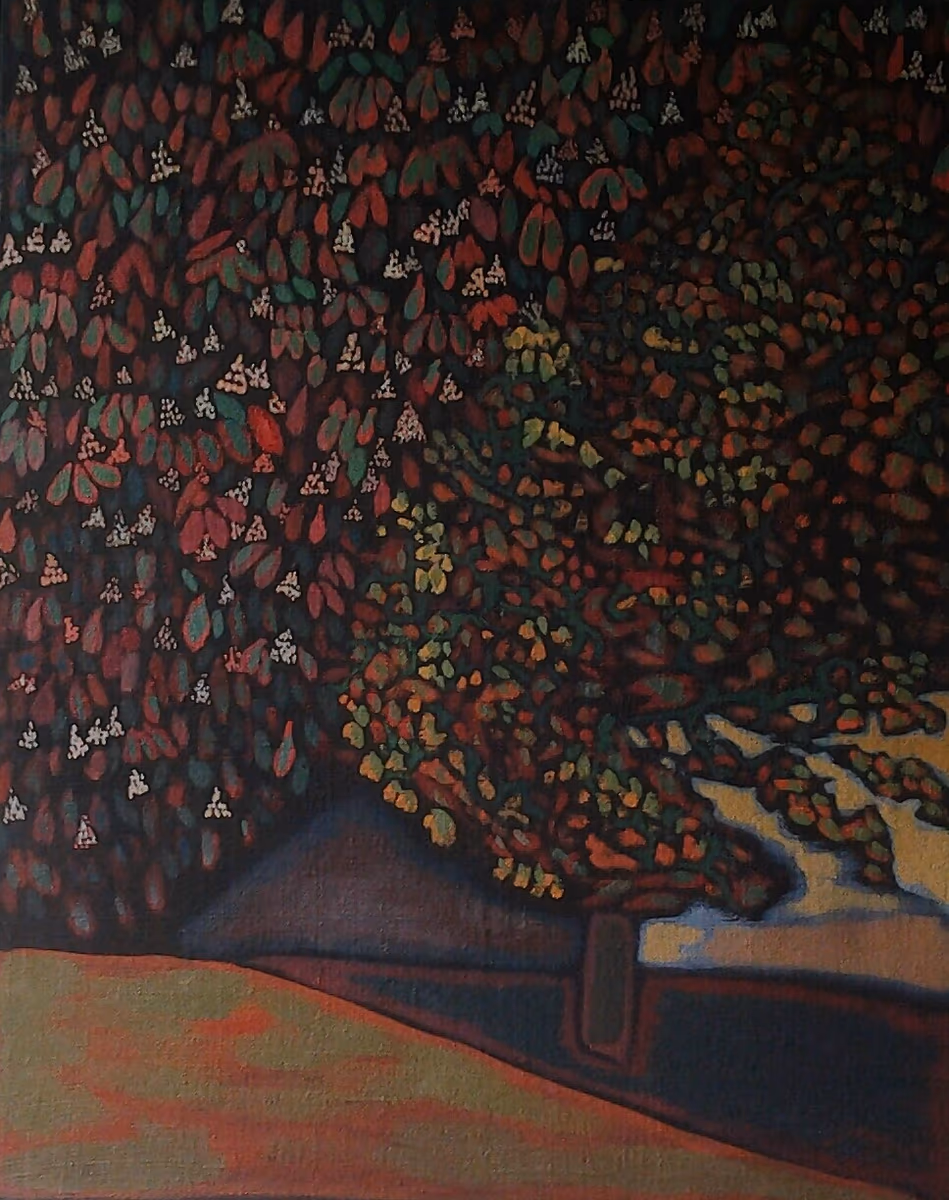 Blossoming chestnut, 1984, 65x80cm