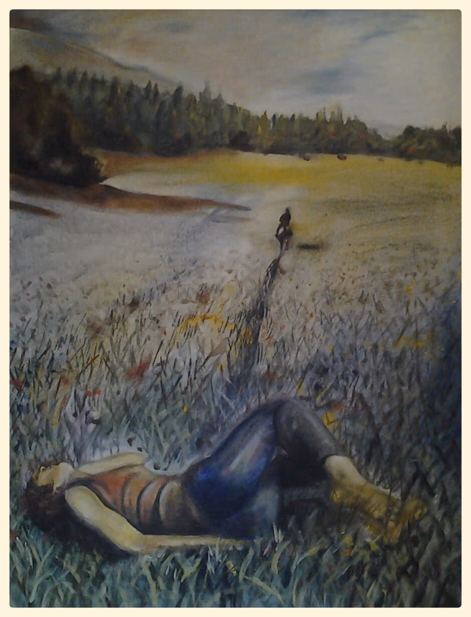 A rider in love, 1976, 60x80cm