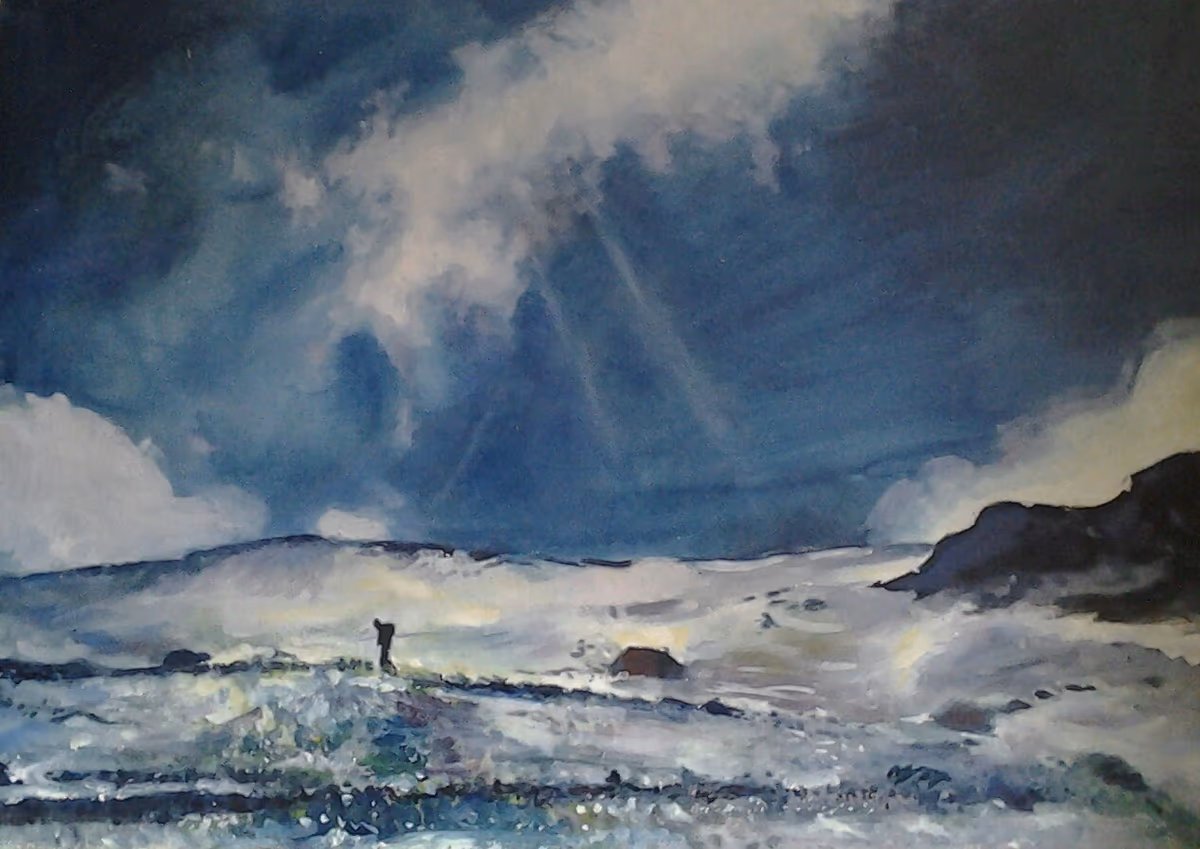 Mountaineer, 1976, 87x61cm