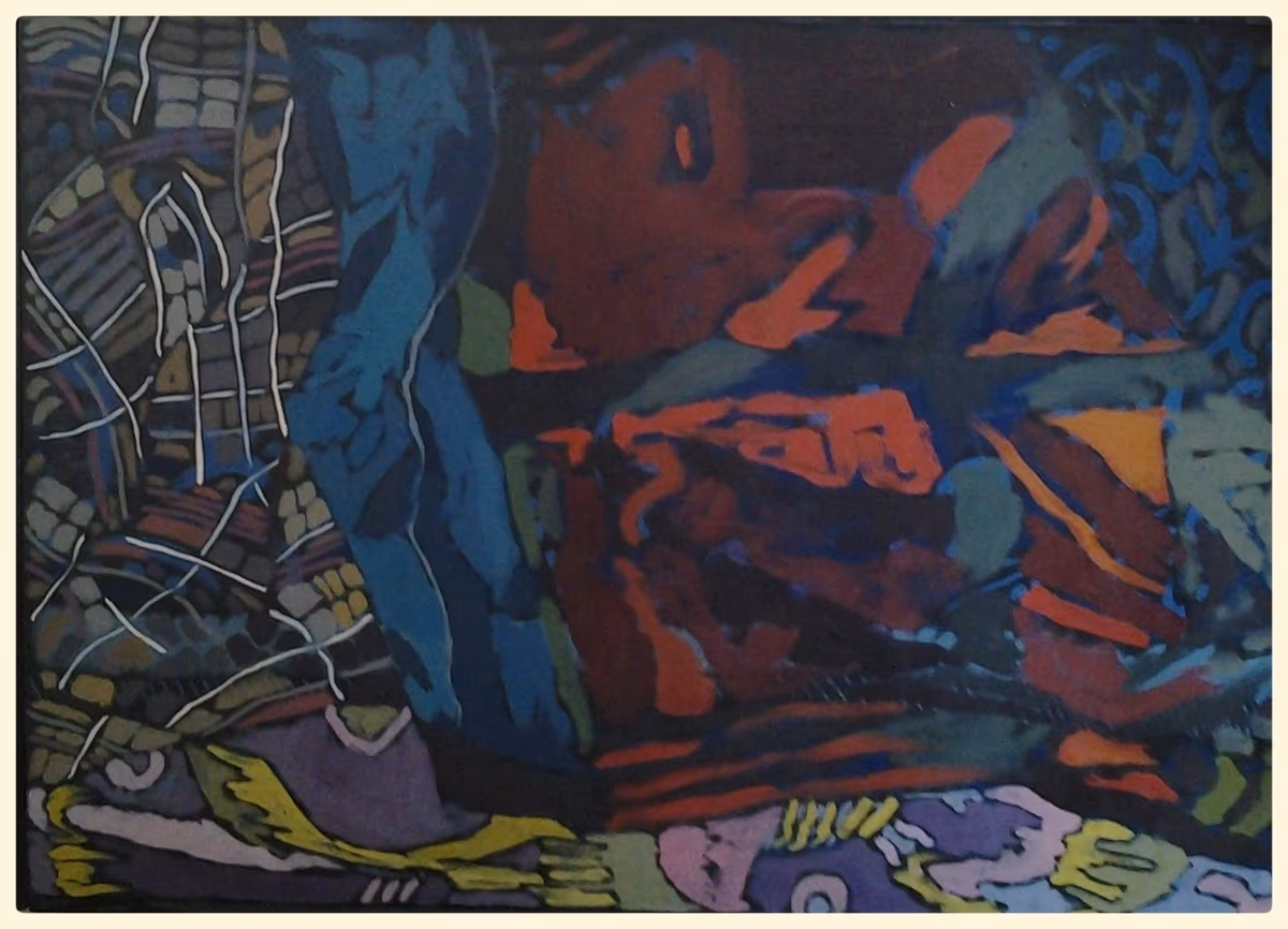 Heaven and earth, 1981, 86x60cm