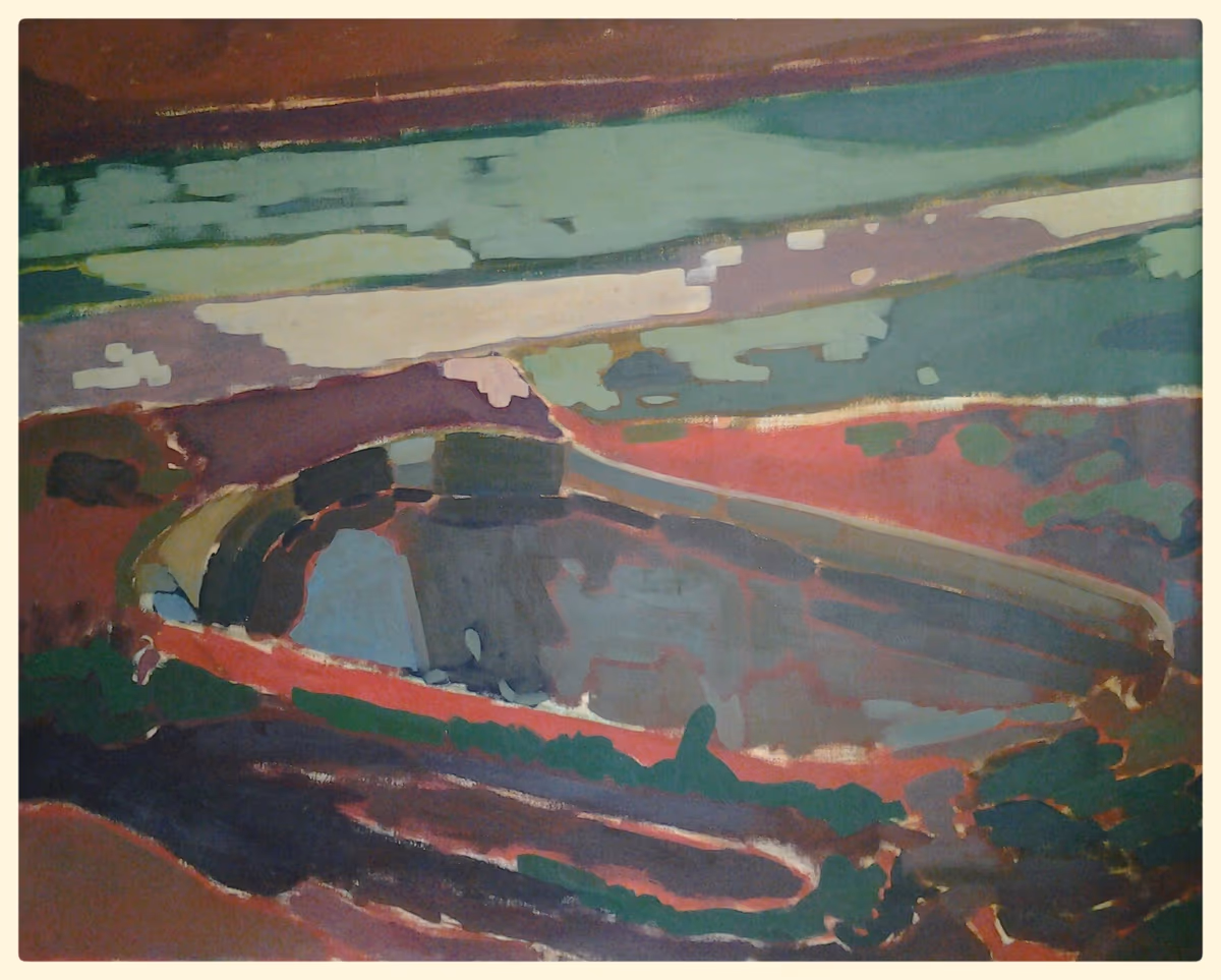 Pond, 1979, 100x80cm
