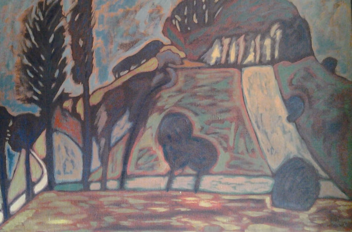 A grove of lovers, 1984, 130x90cm