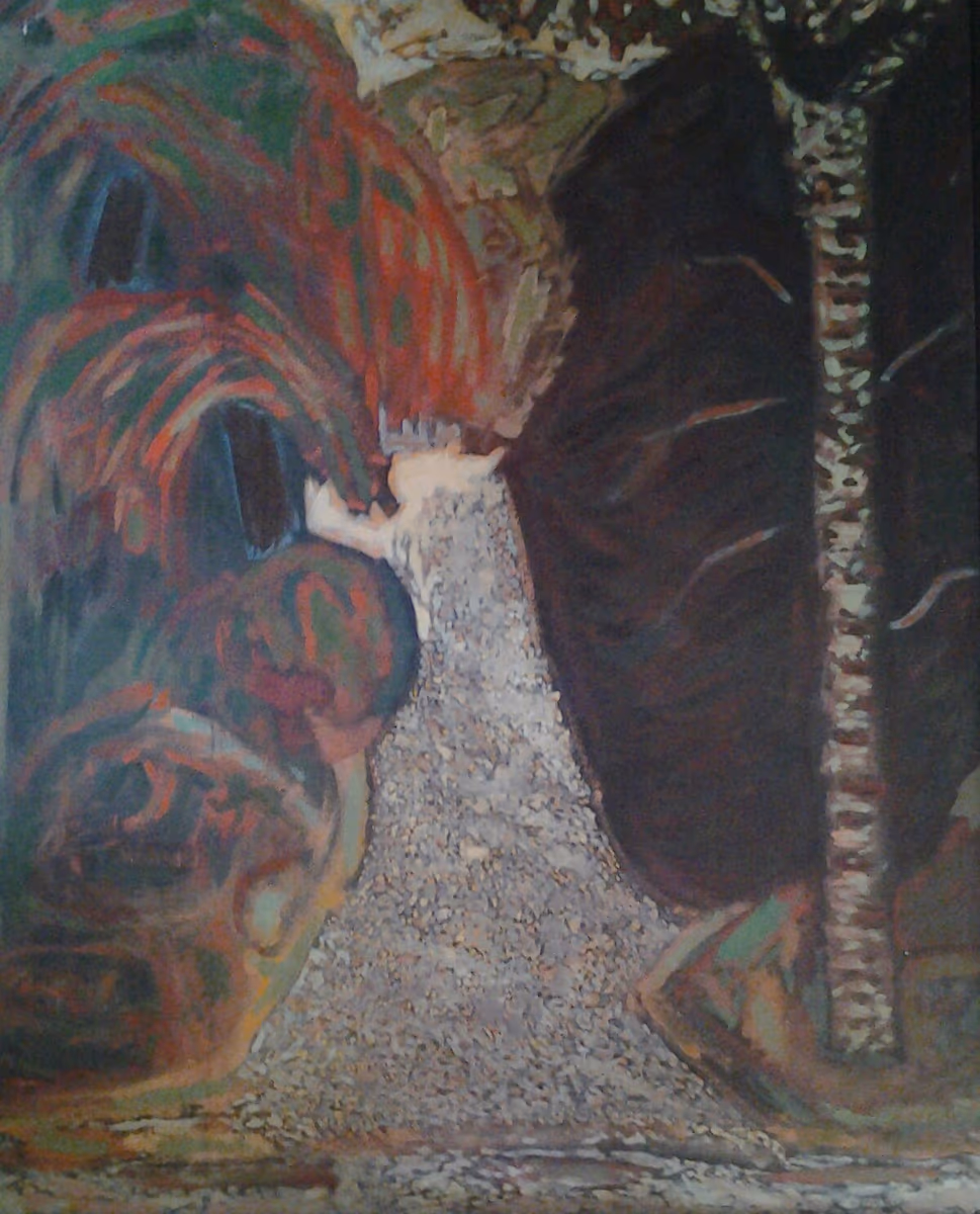 I respect this path and the steps in it, 1984, 90x120cm