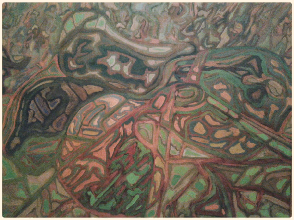 At the beginning of the journey, 1976, 120x90cm