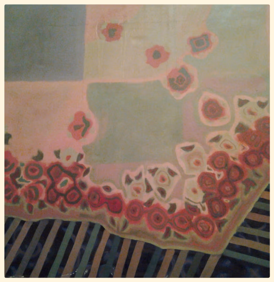 Wedding tablecloth, 1977, 82x82cm