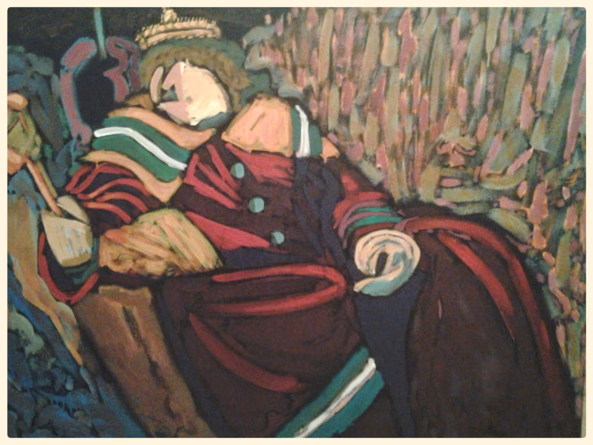 Perforcenhaus- President, 1986, 130x100cm