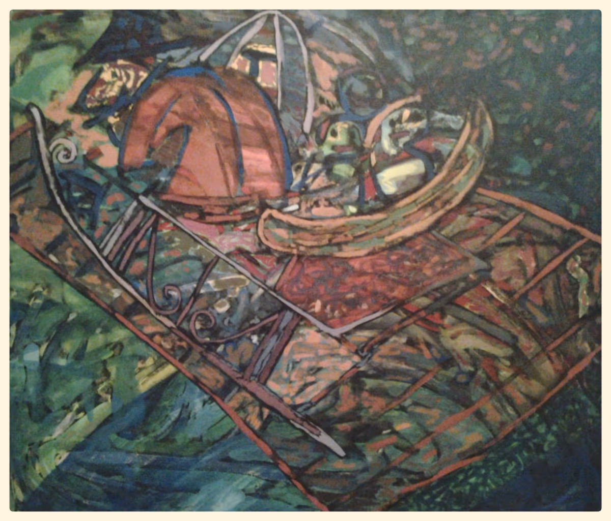 Sleigh, 1986, 137x120cm