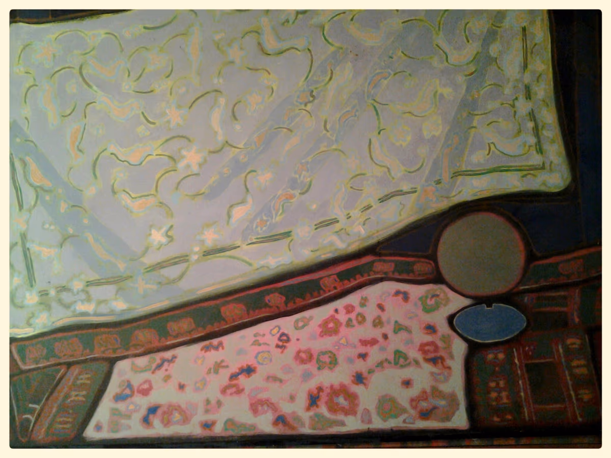 Evening gown, 1975, 120x85cm