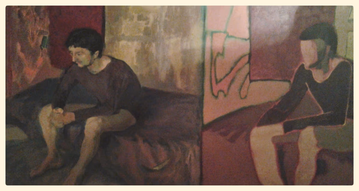 Sitting, 1977, 200x100cm