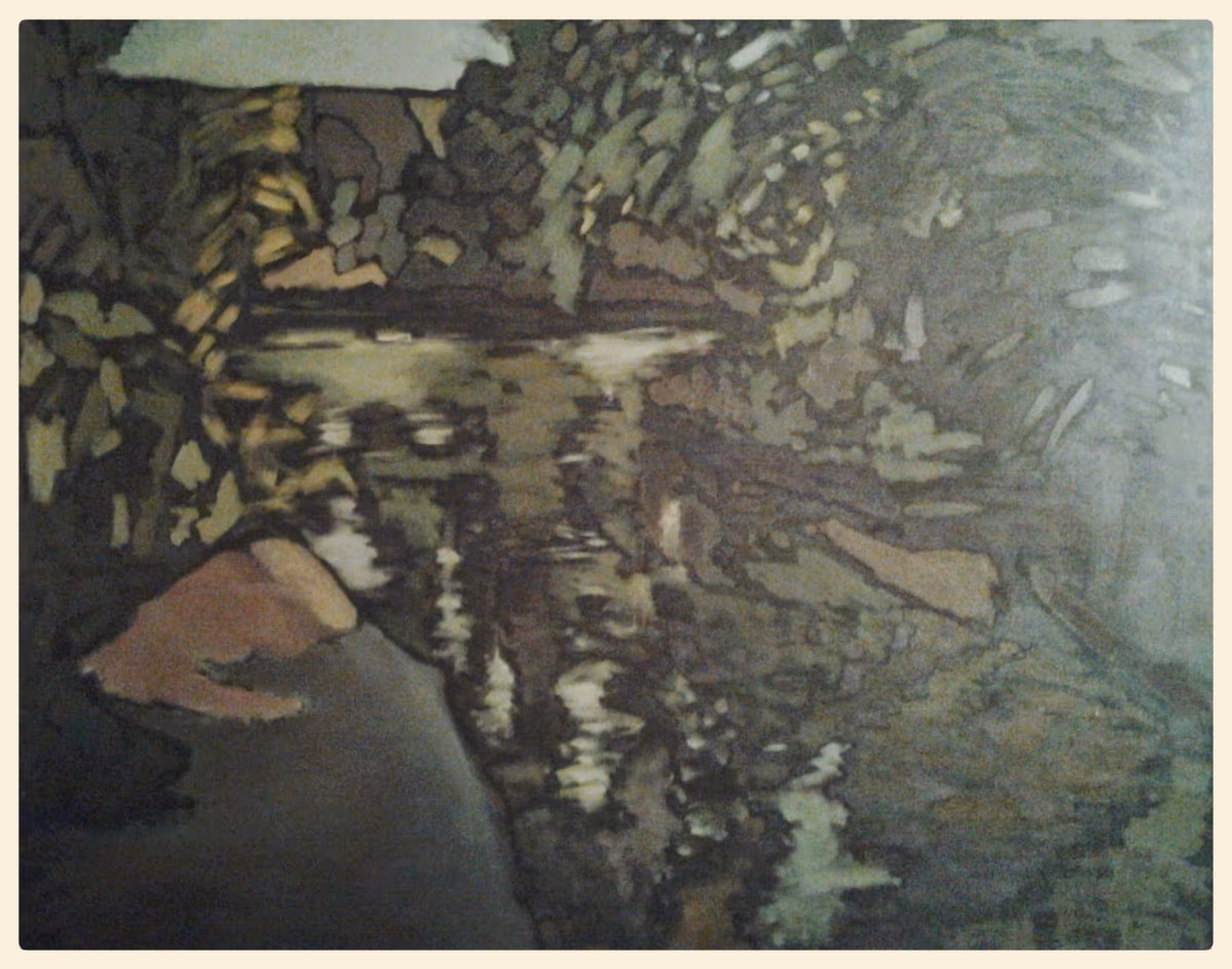 Dark river, 1978, 130x110cm