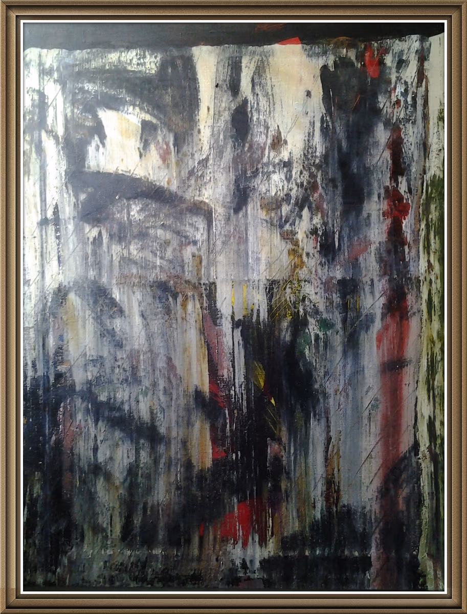 Rain, 1996, 100x130cm