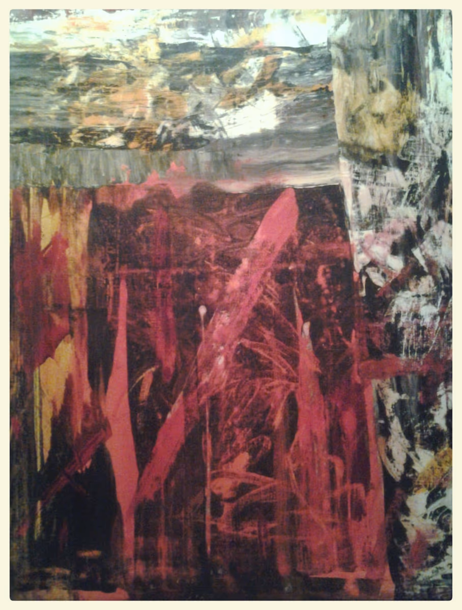 A devil's feast, 1996, 100x130cm