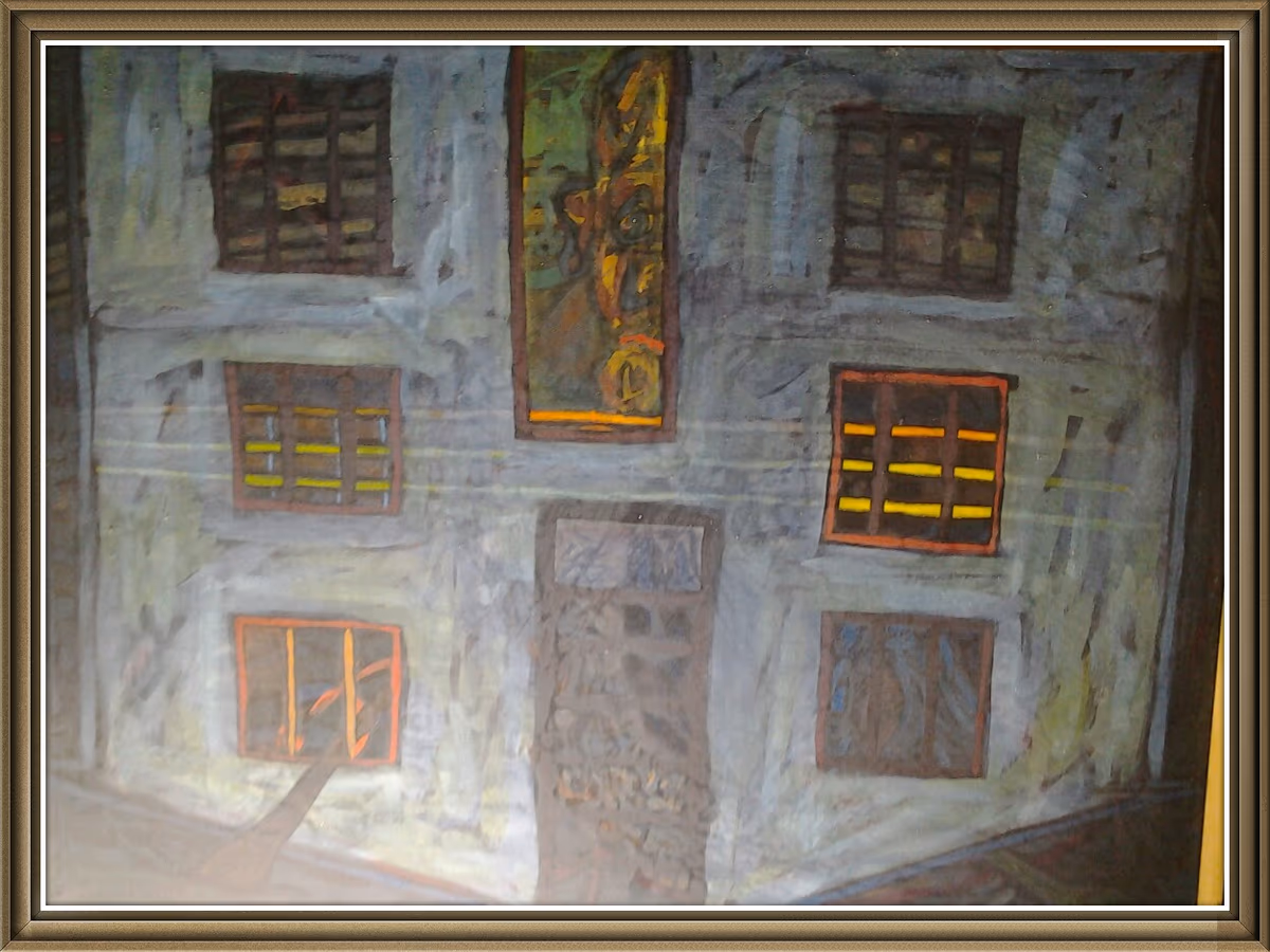 Wrong house, 1986, 130x100cm