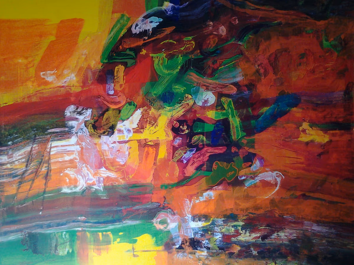 Colored angels, 2006, 130x100cm