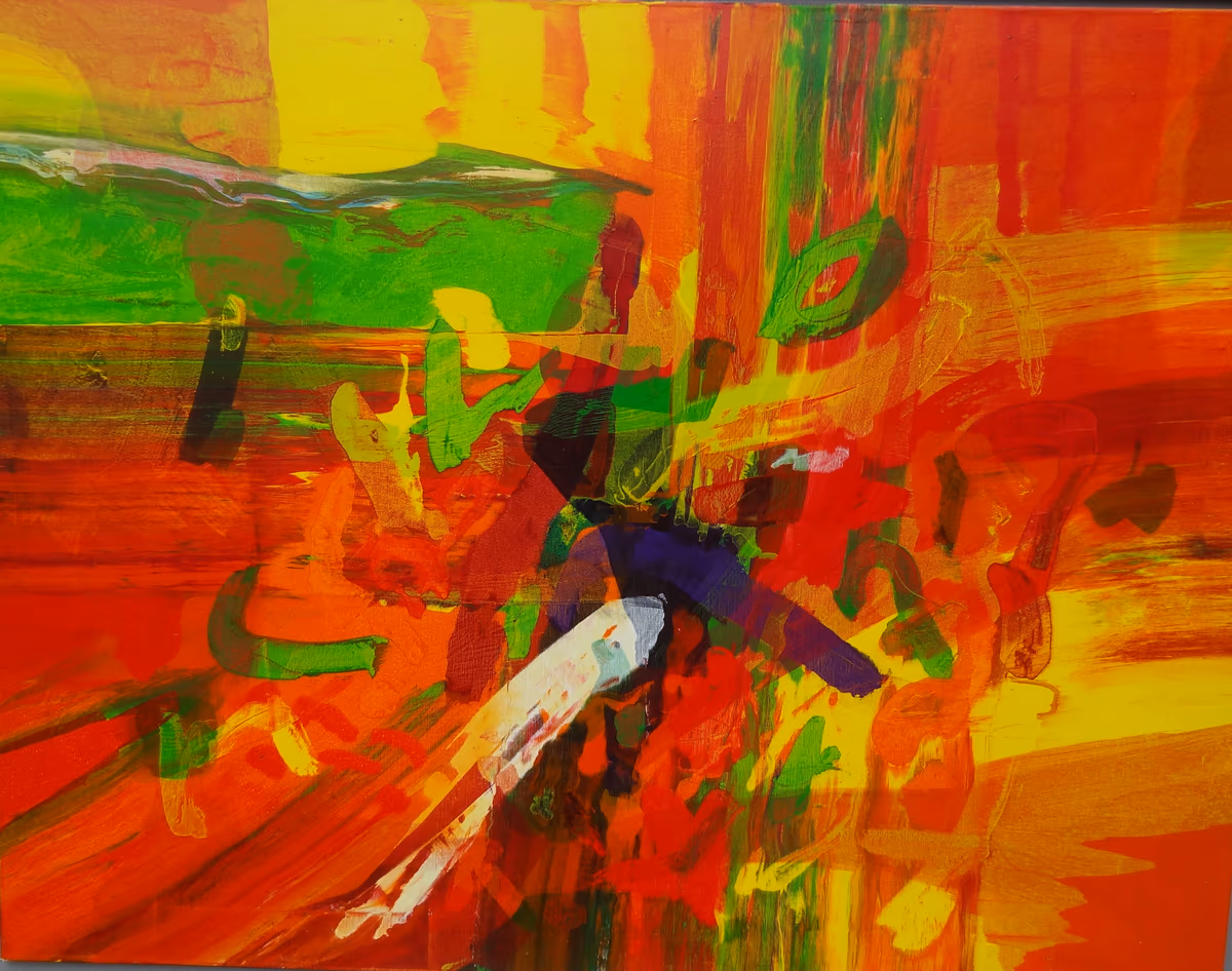 I hug my friends, 2006, 130x100cm