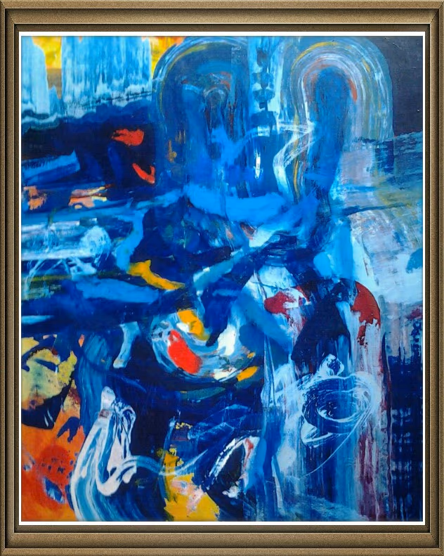 Dancing on the water, 2006, 100x120cm