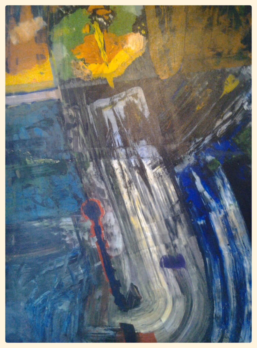 Flight of the bird, 1999, 80x100cm