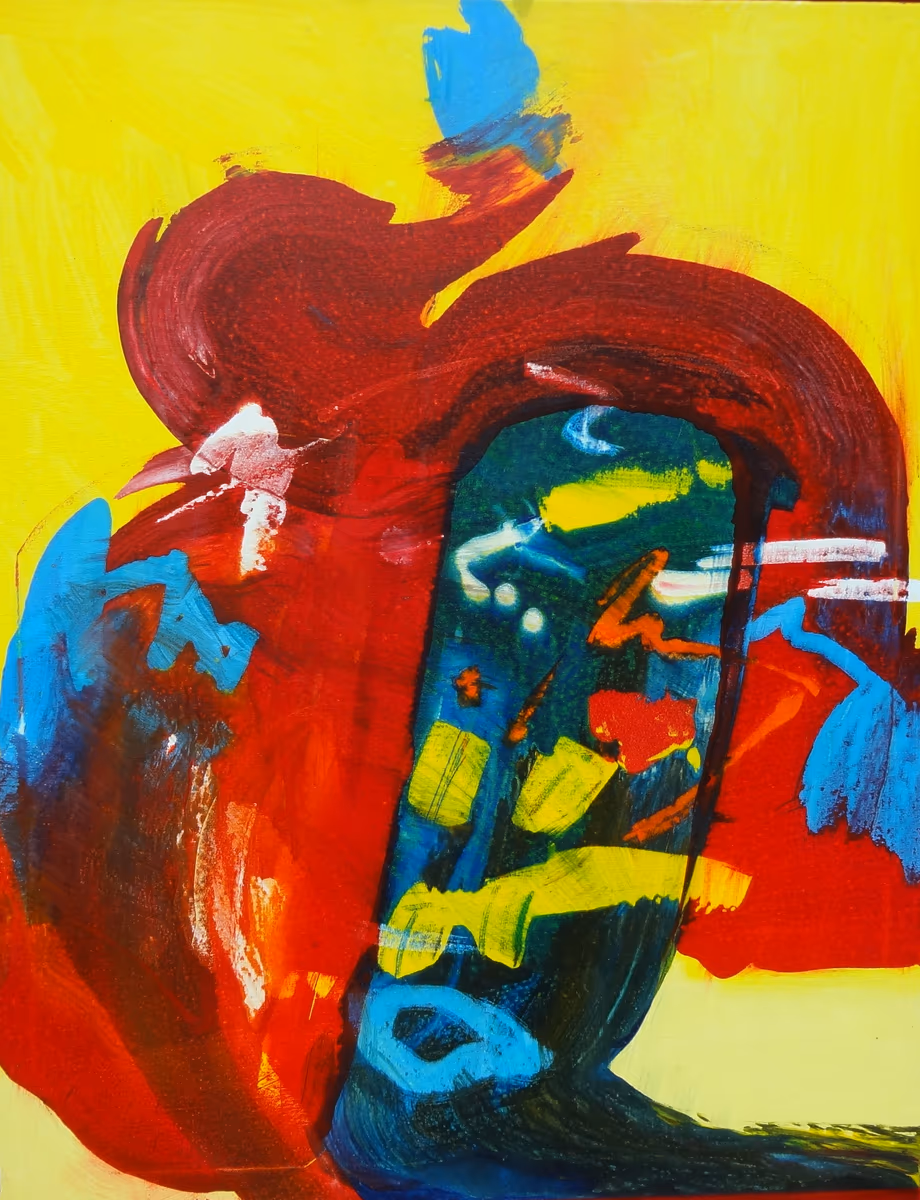 The Red Swan, 2006, 80x100cm