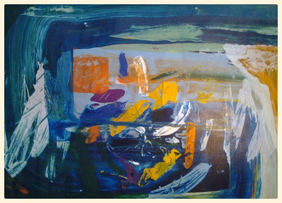 On the beach, 2006, 100x80cm