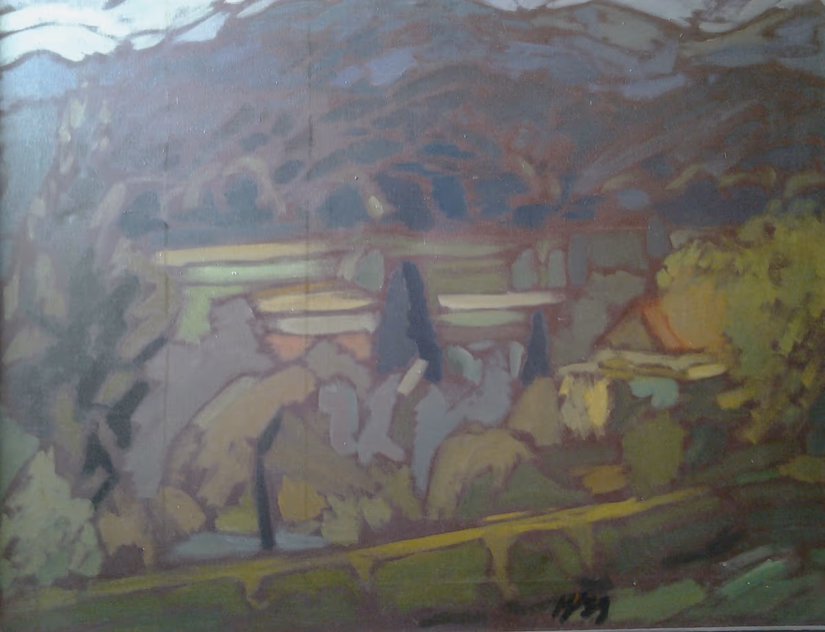 Meadows, 1978, 100x80cm