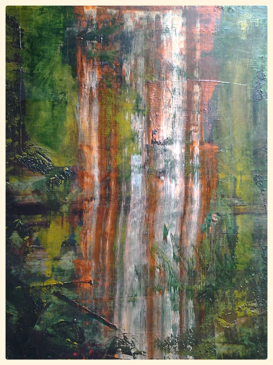 The river is singing, 1994, 80x100cm
