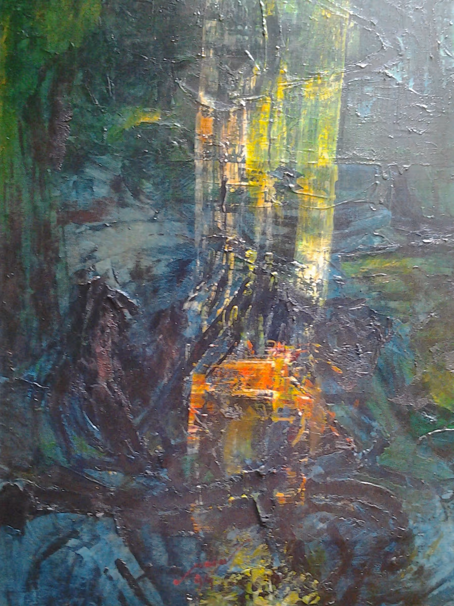 Primeval forest, 1994, 80x100cm