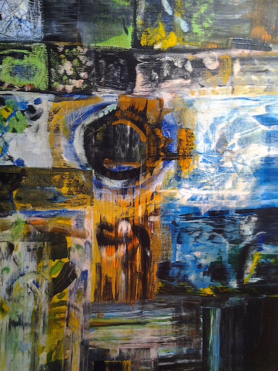 The forest speaks, 1995, 80x100cm