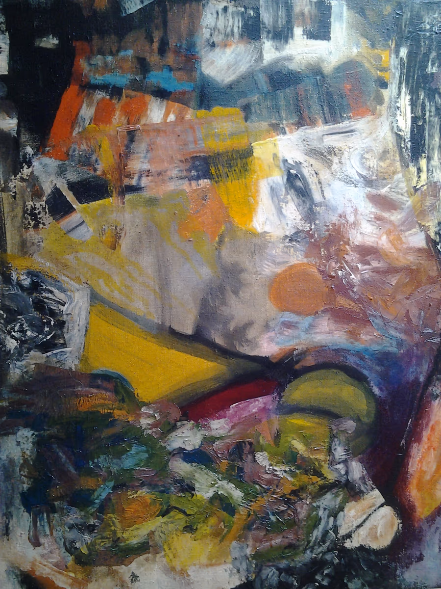 A trapped life, 1995, 80x100cm