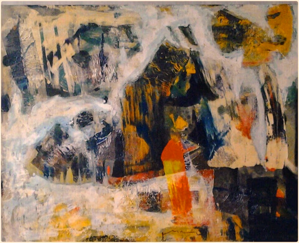 Red cottage, 1996, 100x80cm