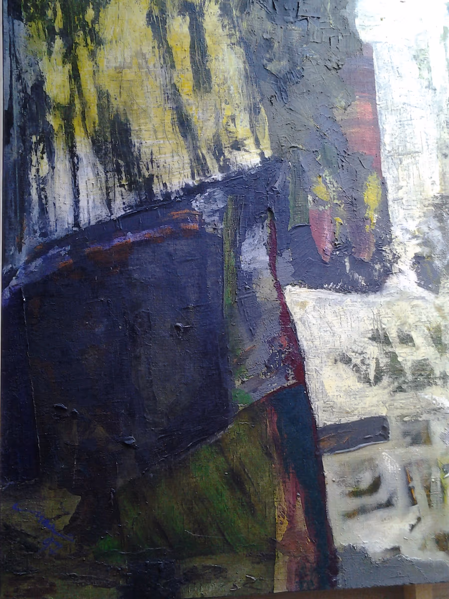 A man of his word, 1997, 80x100cm