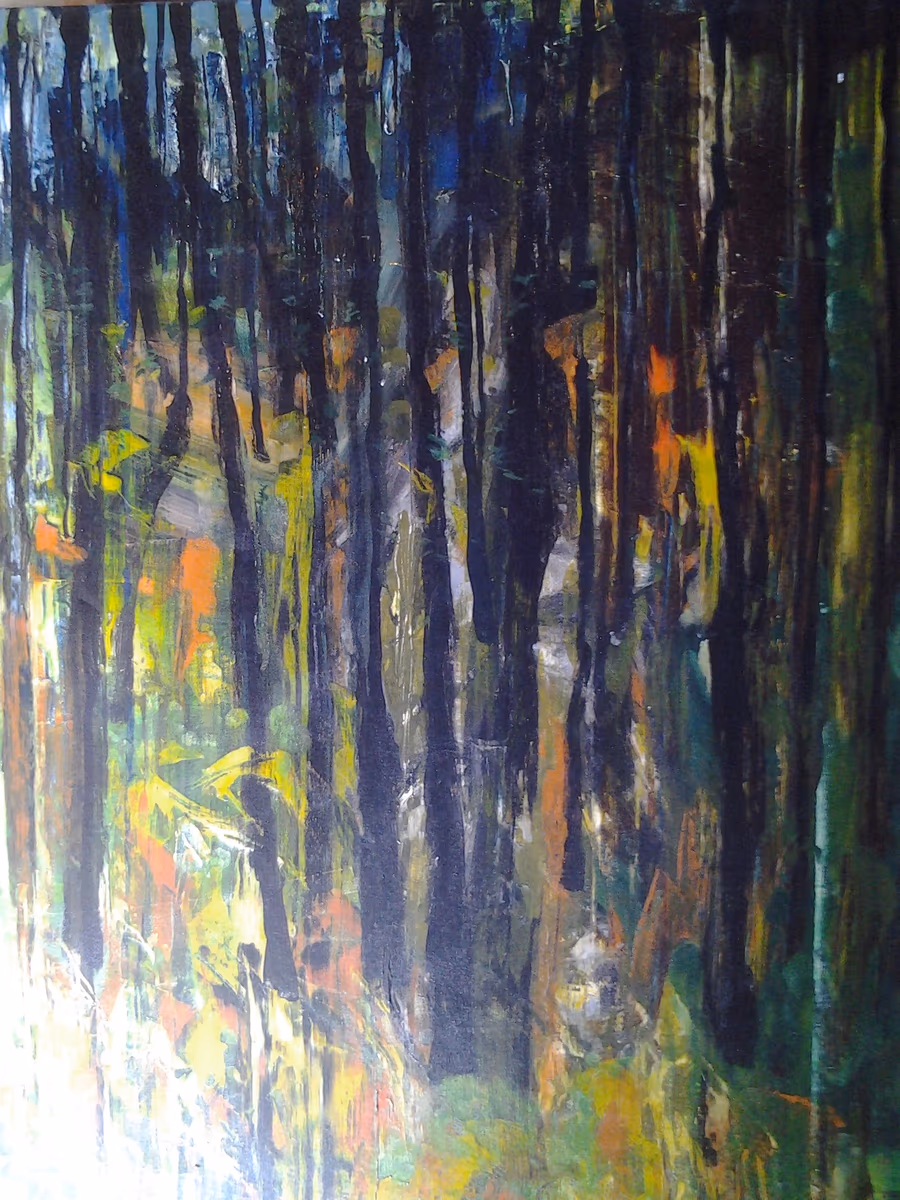 Forest, 1999, 80x100cm