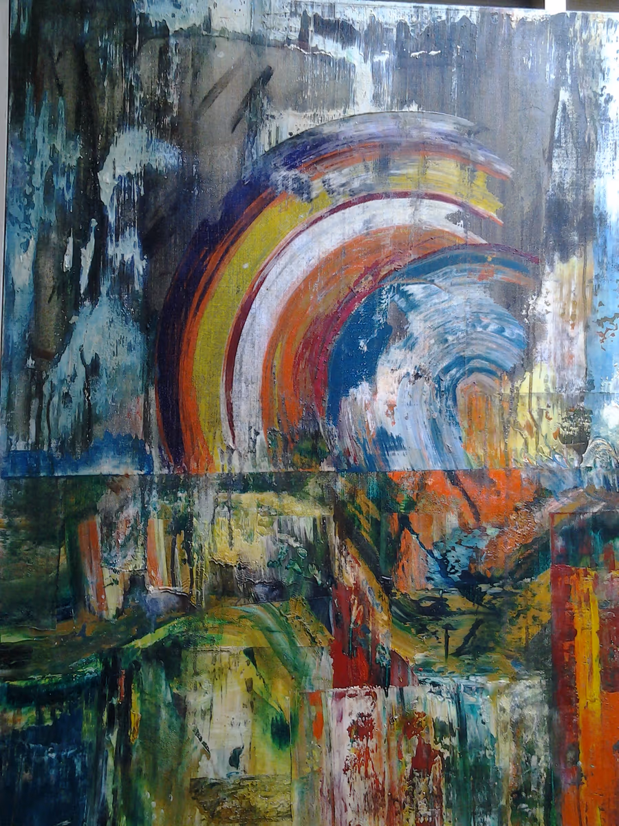 A rainbow, 1999, 80x100cm