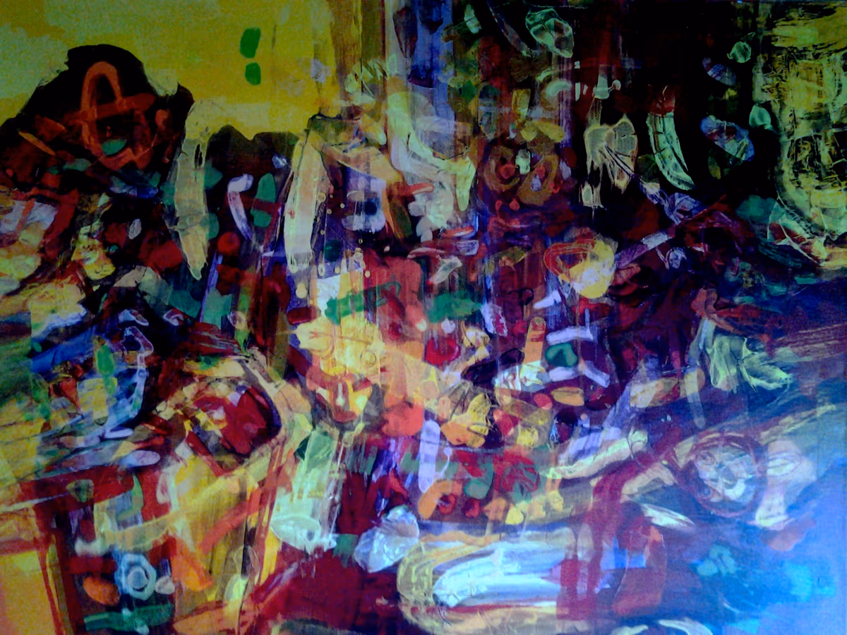 A magical day, 2014, 100x80cm