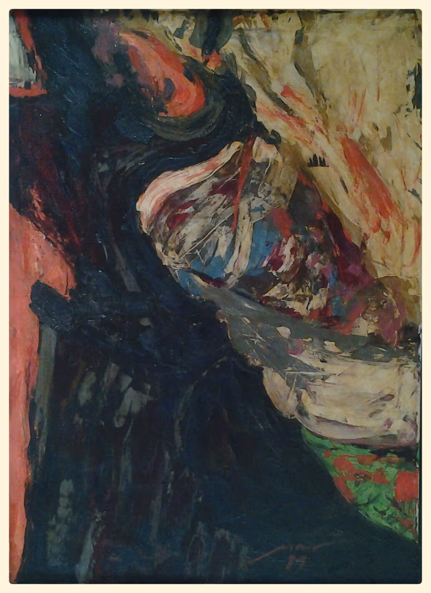 Wait for me, 1991, 73x100cm